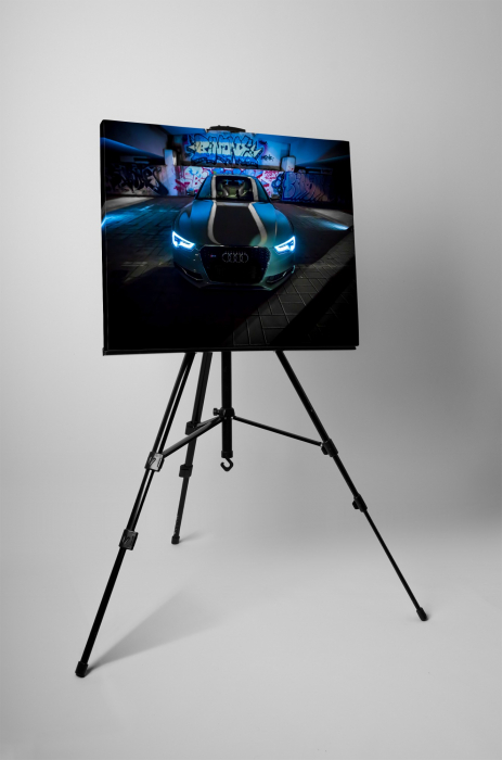 Tablou canvas : Faruri Audi elegante [3]