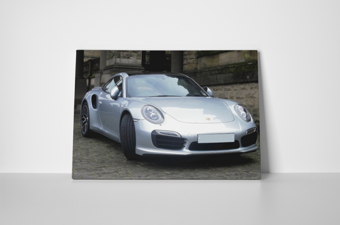 Tablou canvas : Porsche gri [2]