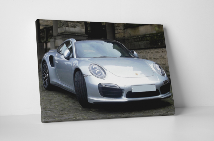 Tablou canvas : Porsche gri [1]