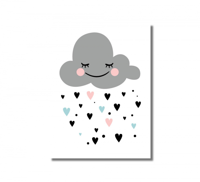 Tablou canvas 25x35cm - Cute cloud [2]