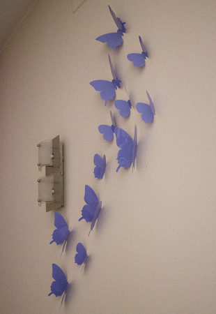 12 Fluturi 3D Violet Lavanda [1]