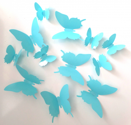 12 Fluturasi 3D Turquoise [1]