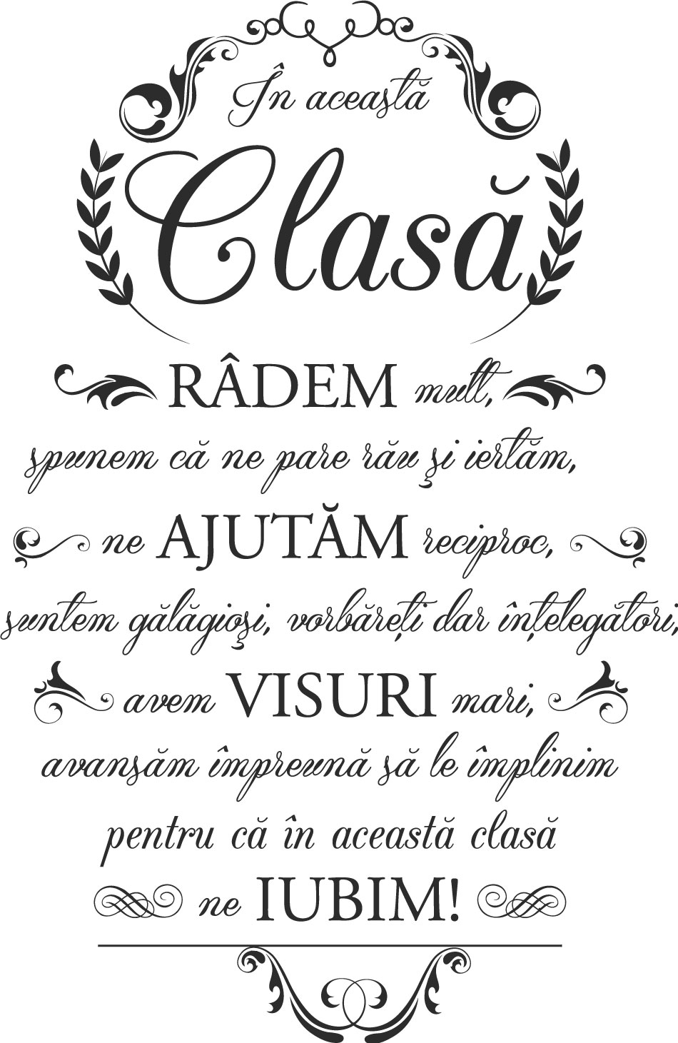 Sticker In aceasta Clasa [2]