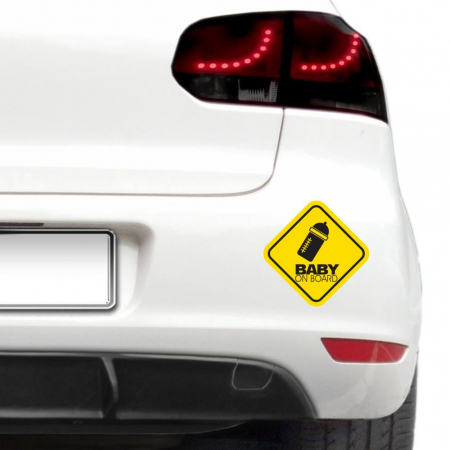 Baby on board - Sticker Baby on board - Biberon