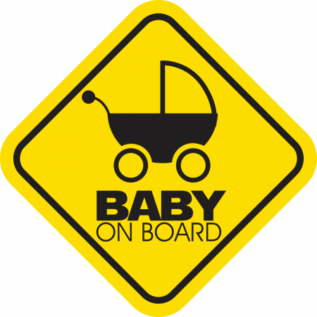 Sticker Baby on board - Carucior [1]