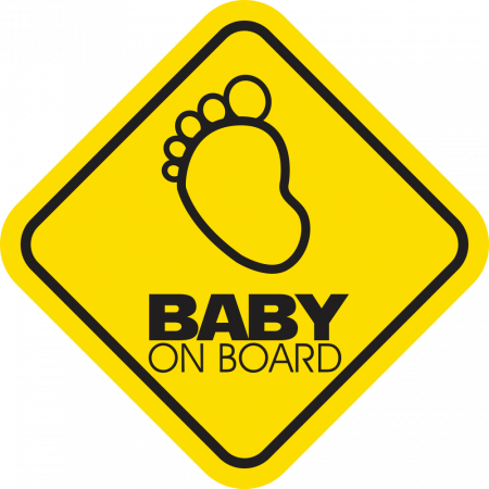 Sticker Baby on board - Talpa bebe [1]