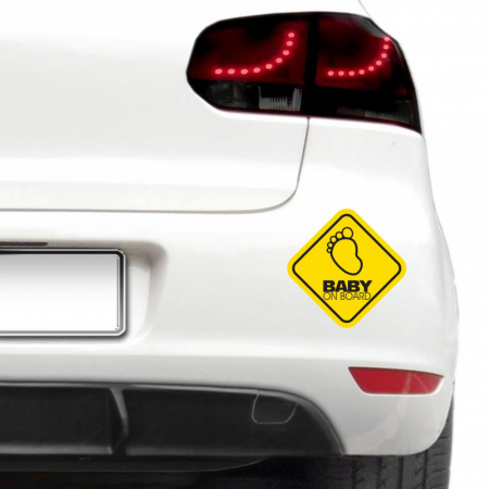 Baby on board - Sticker Baby on board - Talpa bebe