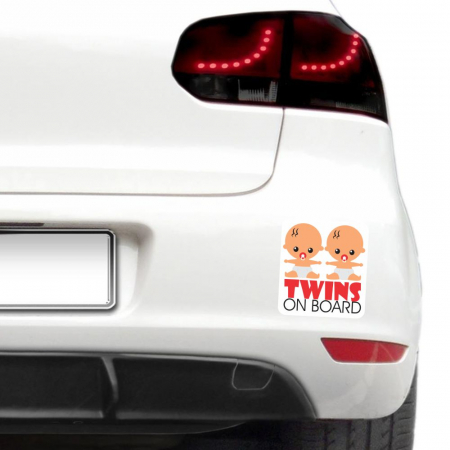 Baby on board - Sticker Baby on board - Twins on board - Gemeni