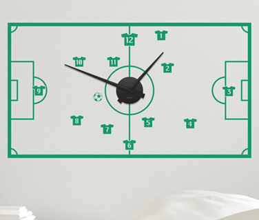 Stickere - Ceas pentru fotbal: sut si gooool!