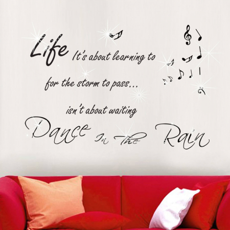 Sticker cu Swarovski - Dance in the rain and Swarovski Crystals