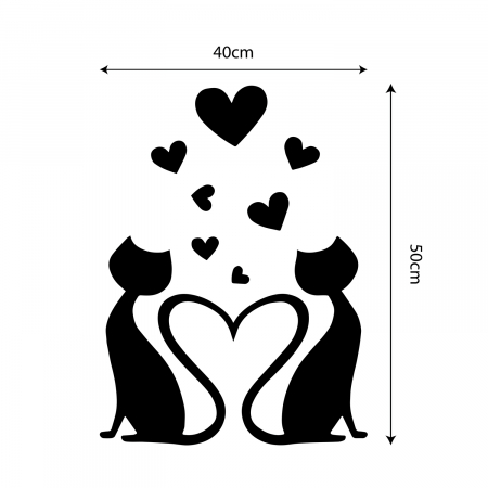 Sticker Crystal Lovely Cat Mirror [4]