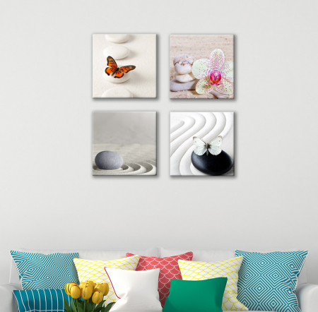 MultiCanvas - Set de 4 tablouri : Relaxare