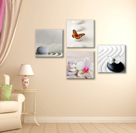 Set de 4 tablouri : Relaxare [3]