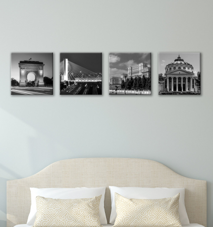 Set de 4 tablouri : Bucharest, my love ! [1]