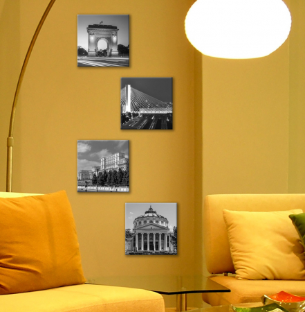 Set de 4 tablouri : Bucharest, my love ! [4]