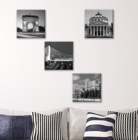 Set de 4 tablouri : Bucharest, my love ! [3]