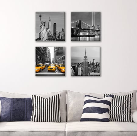 Set de 4 tablouri : New York [1]