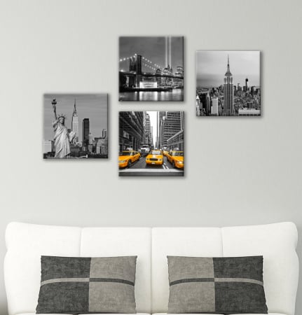 Set de 4 tablouri : New York [2]