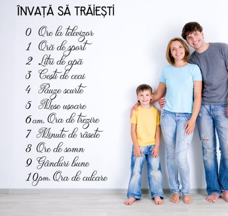 Citate - Sticker 10 lucruri de facut