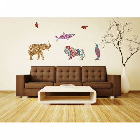 Stickere Colorate - Sticker Abstract animale 2