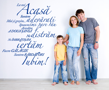 Citate - Sticker Acasa la noi