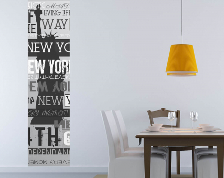 Sticker vertical New York Vintage Banner - 60x240 cm [2]