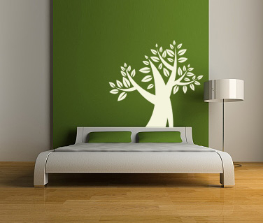 Copaci - Sticker Arbore cu Frunze