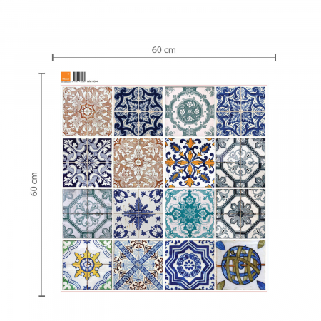 Sticker Mosaic Tile Patterns x 4 buc [3]