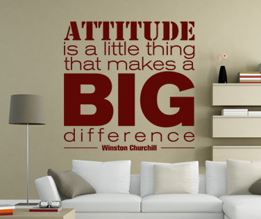 Citate - Sticker Attitude