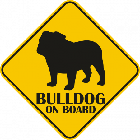 Sticker auto - Bulldog [1]
