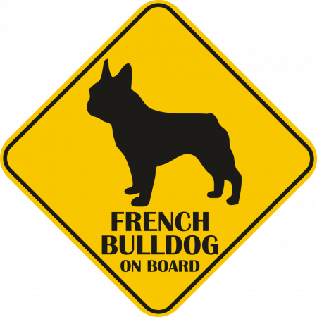 Sticker auto - Bulldog francez [1]