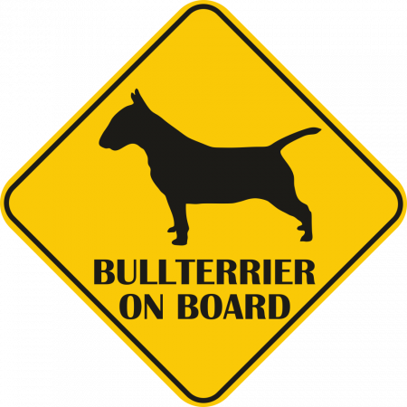 Sticker auto - Bullterrier [1]