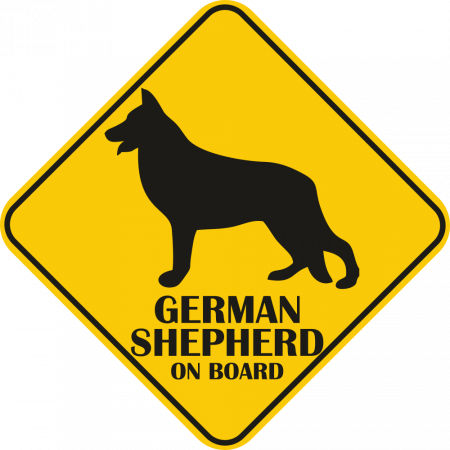 Sticker auto - Ciobanesc German [1]