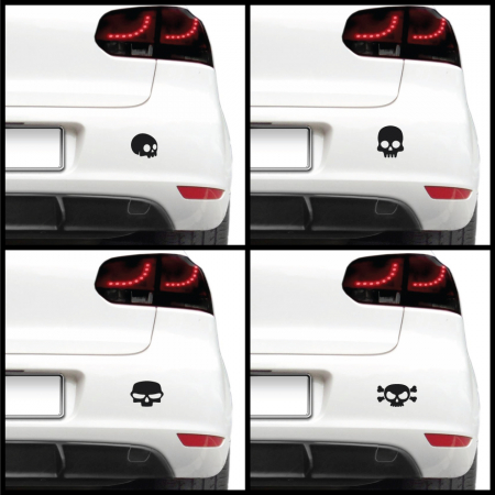 Pachete - Sticker auto - Cranii (pachet)