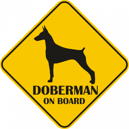 Sticker auto - Doberman [1]