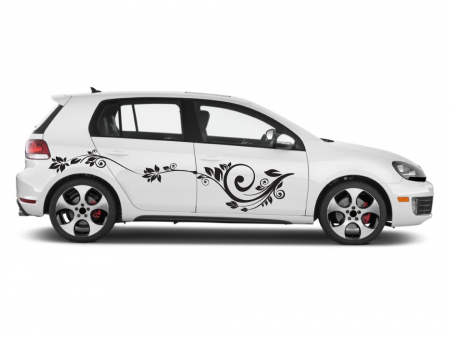 Stickere - Sticker auto - Decor floral