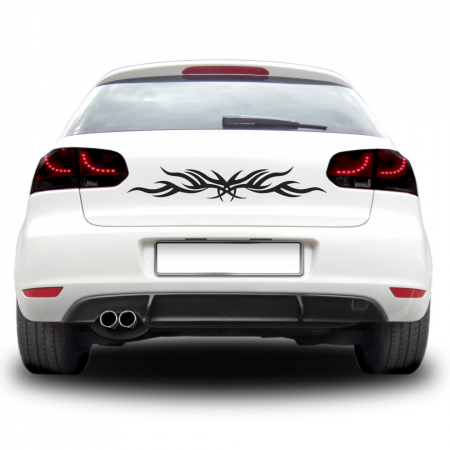 Alte desene - Sticker auto - Flacara tribal