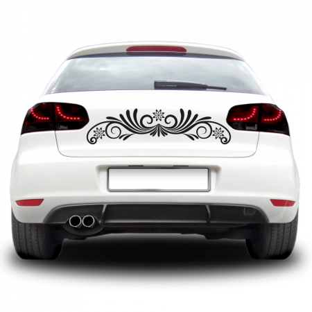 Stickere - Sticker auto - Floare la moda