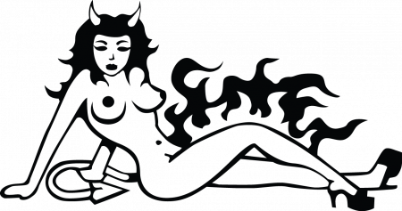 Sticker auto - Frumusete din iad [1]