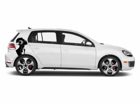 Pentru femei - Sticker auto - Muzica