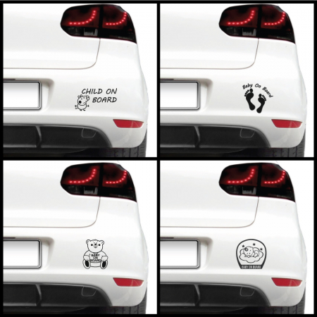 Pachete - Sticker auto - Baby on board (pachet)