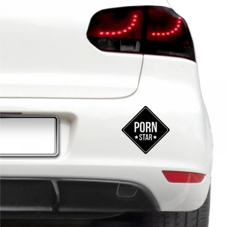 Amuzante - Sticker auto - P*rn Star