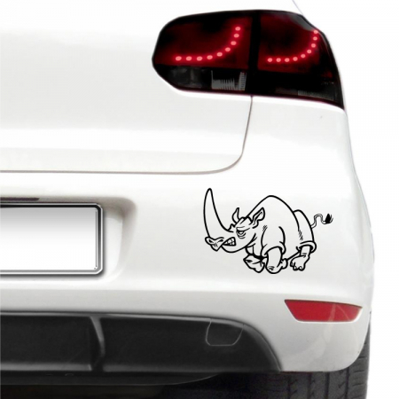 Animale - Sticker auto - Rinocer