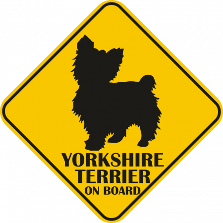 Sticker auto - Yorkshire terrier [1]