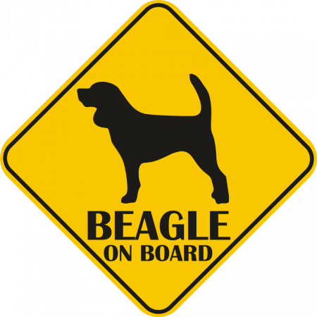 Sticker auto - Beagle [1]