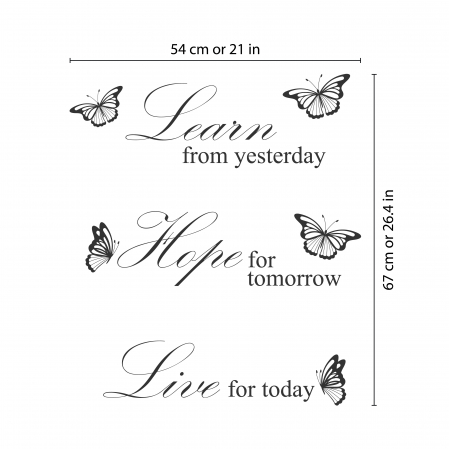 Sticker Live Learn Hope [1]