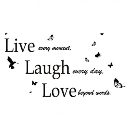 Sticker Classic Live Laugh Love [2]