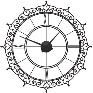 Sticker Ceas Broderie cu dragoste [1]
