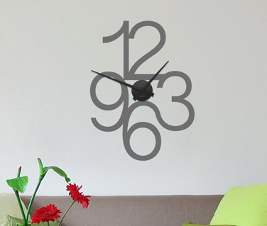 Ceasuri de perete - Sticker Ceas Big Day