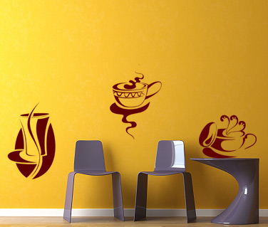 Bucătărie - Sticker Cesti de Cafea